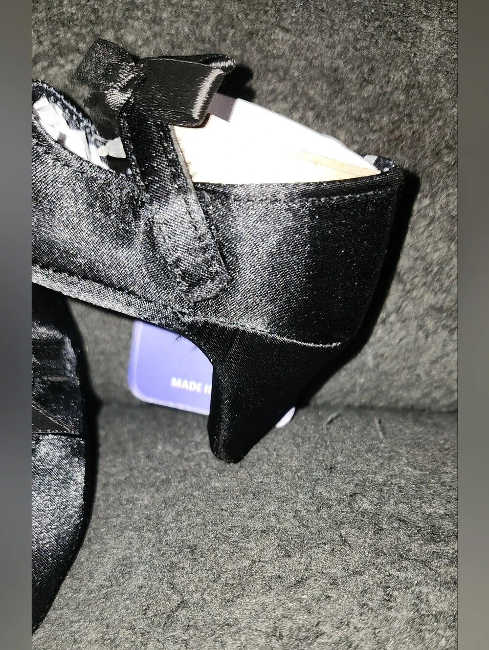 Baby Black Heels 3/6months New Girl